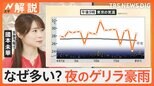 「ゲリラ豪雨」なぜ夜間に増加?“落雷”は例年の2倍に…停電も連日発生【Nスタ解説】|TBS NEWS DIG