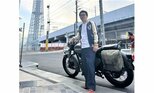 【 鈴木拓 】　「このスカジャン30年来てるんだ〜」「もうボロボロだけどね。愛着あるんだー」　愛車のバイクとポーズ|TBS NEWS DIG
