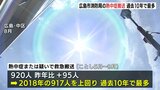 「熱中症を災害と捉え行動して」　熱中症の搬送が過去最多　広島市消防局管内　去年よりも95人多い920人　10月に入ってから救急搬送される人も　|　RCC NEWS | 広島ニュース | RCC中国放送