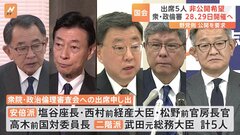 衆院・政倫審28日・29日開催へ　出席する安倍派幹部ら5人は非公開を希望| TBS CROSS DIG with Bloomberg