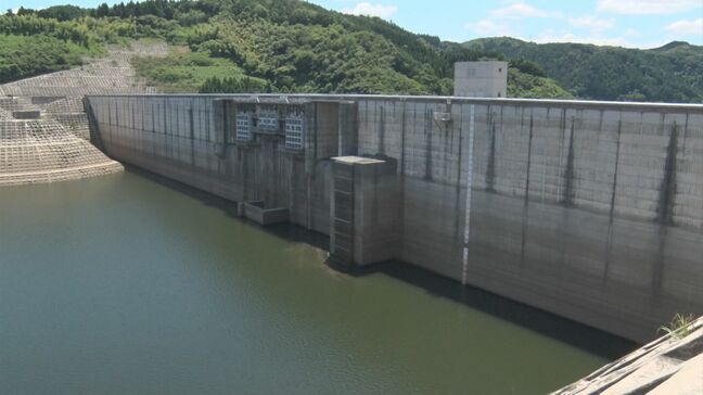 「建設されて以来の危機的状況」尾原ダム…このまま続けば8月28日には貯水率「0」流水量を半減に 貯水率50%切る見通し|TBS NEWS DIG