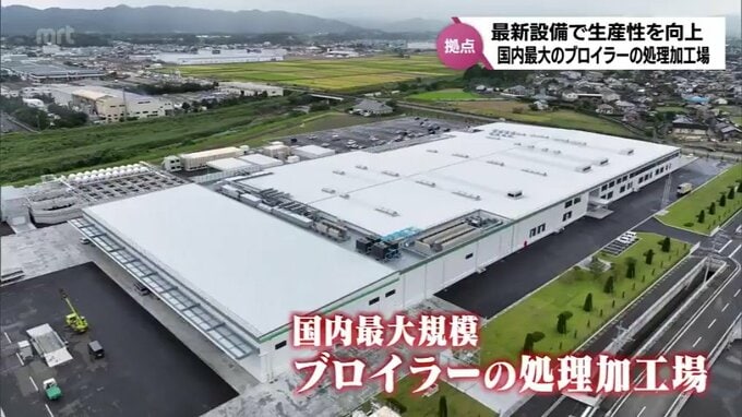 国内最大規模のブロイラー処理加工場が誕生　最新設備を備えた新工場整備の狙いとは　|　MRTニュース ｜ ＭＲＴ宮崎放送