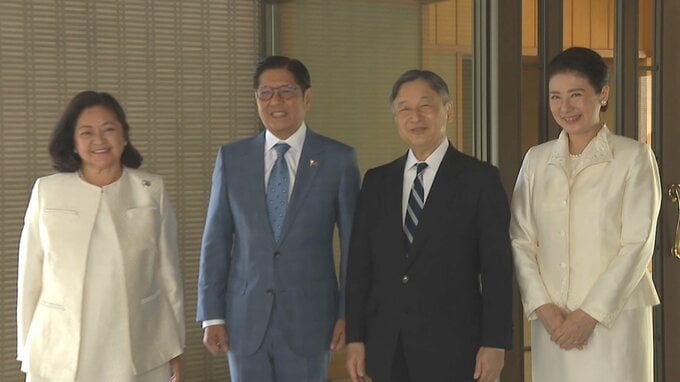 天皇皇后両陛下　国賓として来日中のフィリピン大統領夫妻を皇居に招きお別れの挨拶　雅楽の楽器を展示するなど歓迎も|TBS NEWS DIG