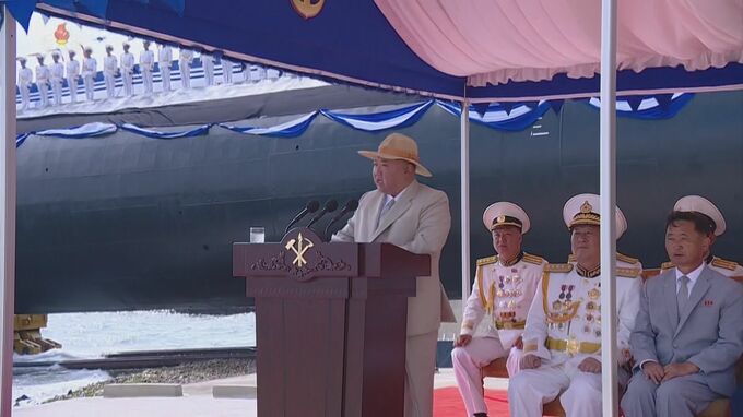 北朝鮮が原子力潜水艦の建造を開始か　韓国軍が分析、核無人水中攻撃艇は「長距離潜航の技術を蓄積した可能性」|TBS NEWS DIG