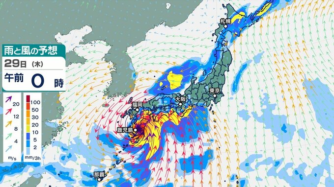 【台風情報】台風10号　27日以降九州直撃し西日本に接近するおそれ　雨・風シミュレーション26日～31日（土）予想進路　|　鹿児島のニュース｜MBC NEWS｜南日本放送