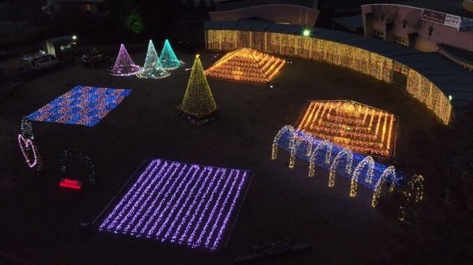 自然と人の調和をテーマにしたイルミネーション　南アルプス市・ハッピーパーク|TBS NEWS DIG