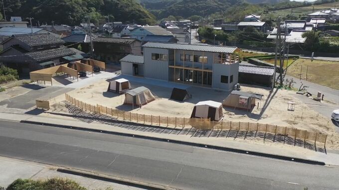 鳥取砂丘・日本海に面した「複合アウトドア施設」完成…手がけたのは東京出身・脱サラ男性　キャンプ・BBQ・サウナ・缶詰バー等こだわり満載　|　BSSニュース | BSS山陰放送