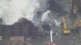 大同特殊鋼の火事 約37時間経っても鎮火せず 火は鉄くずなどの廃材を保管するスペースから… 愛知・東海市の知多工場|TBS NEWS DIG