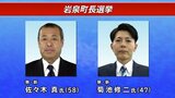 岩手県岩泉町長選が告示 新人一騎打ち確定 選挙戦は1999年12月以来26年ぶり|TBS NEWS DIG