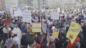 「王様はいらない」トランプ政権への抗議デモ 全米50州で イラン攻撃・移民取り締まりなどに反対の声|TBS NEWS DIG