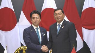 日インドネシア防衛トップが日本の防衛装備の輸出などをめぐり会談　防衛協力拡大の協定に署名| TBS CROSS DIG with Bloomberg