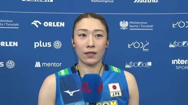バレー女子日本代表ベスト4進出 石川真佑「反省を生かして」佐藤淑乃「メダルを獲得したい」【ネーションズリーグ】|TBS NEWS DIG