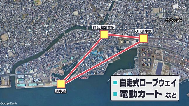 清水駅と港エリア結ぶ新たな交通システム導入検討へ 静岡市「変革加速予算」一般会計3,385億円と過去最大の編成に|TBS NEWS DIG