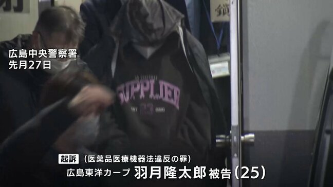 広島カープ・羽月隆太郎容疑者を起訴 「ゾンビたばこ」を使用した罪で|TBS NEWS DIG