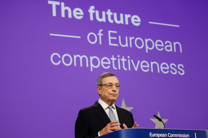 ＥＵがドラギ氏の提言支持へ、競争力に警戒感－米中に大きな後れ取る
