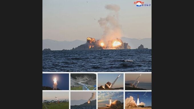 北朝鮮メディア　弾道ミサイルの発射訓練などを実施と報道　12日の日本海に向けた短距離ミサイル発射も一部か