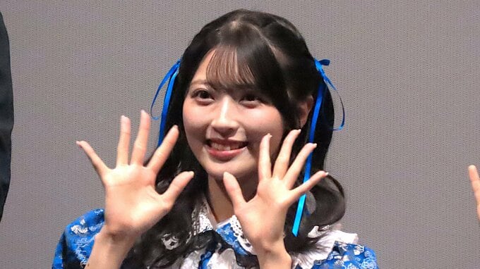 【 AKB48・佐藤綺星（さとう・あいり） 】「綺星おねえちゃん」の呼びかけに悶絶　映画初主演に喜び「巨大な佐藤綺星が観られる」|TBS NEWS DIG