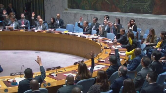 国連安保理で「長期間の人道的な戦闘の停止と人道回廊の設置」など求める決議を軍事衝突後初の採択、イスラエル擁護のアメリカは事実上の“容認”