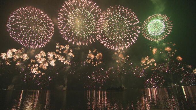 水郷祭湖上花火大会　2日間で過去最大の2万1000発　島根県松江市　|　BSSニュース | BSS山陰放送