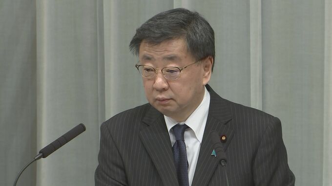 【速報】安倍派“裏金”疑惑で松野官房長官　記者団が説明要望も「政治団体や活動への答えは控える」文書で回答