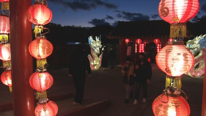 冬の夜景を幻想的に彩る　琉球ランタンフェスティバル　|　沖縄のニュース｜RBC 琉球放送