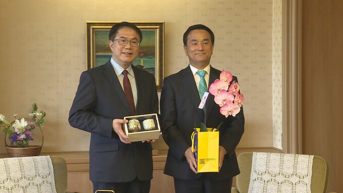 「発展的な関係を築いていければ」台湾・台南市長が山口県知事を訪問　交流を深めていくことを確認　|　山口のニュース・天気・防災｜tys NEWS｜ｔｙｓテレビ山口
